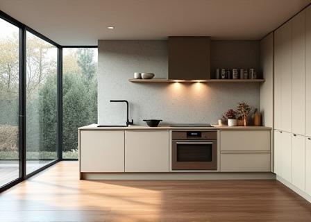 Mobile view of modern kitchen renovation